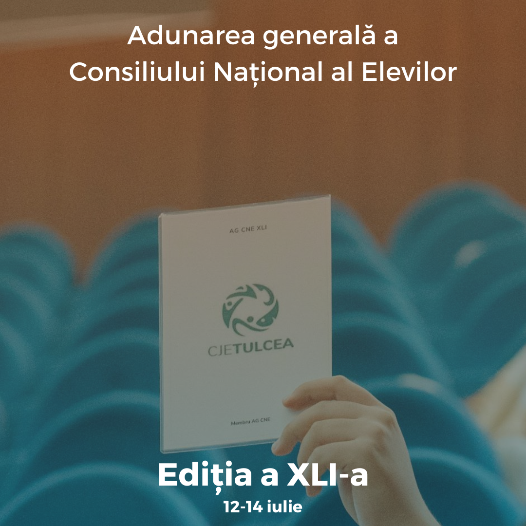 a XLI-a Adunare generală a Consiliului Național al Elevilor
